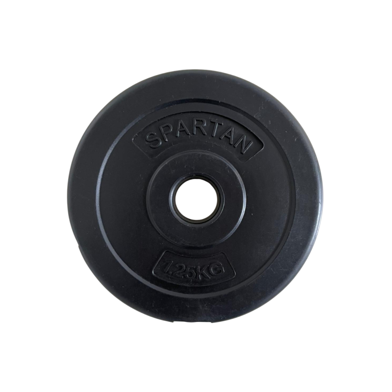 Uteg plastični 1,25kg 30mm Spartan