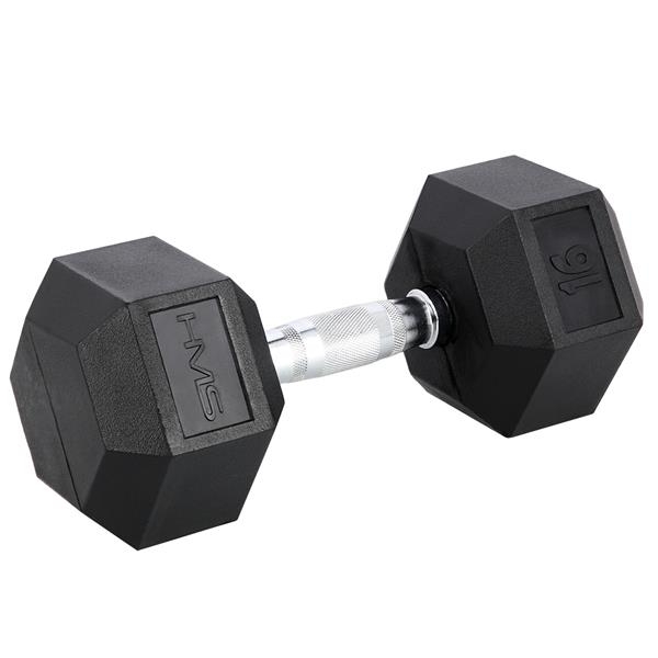 Heksagonalna gumirana bučica 16kg HMS HEX PRO