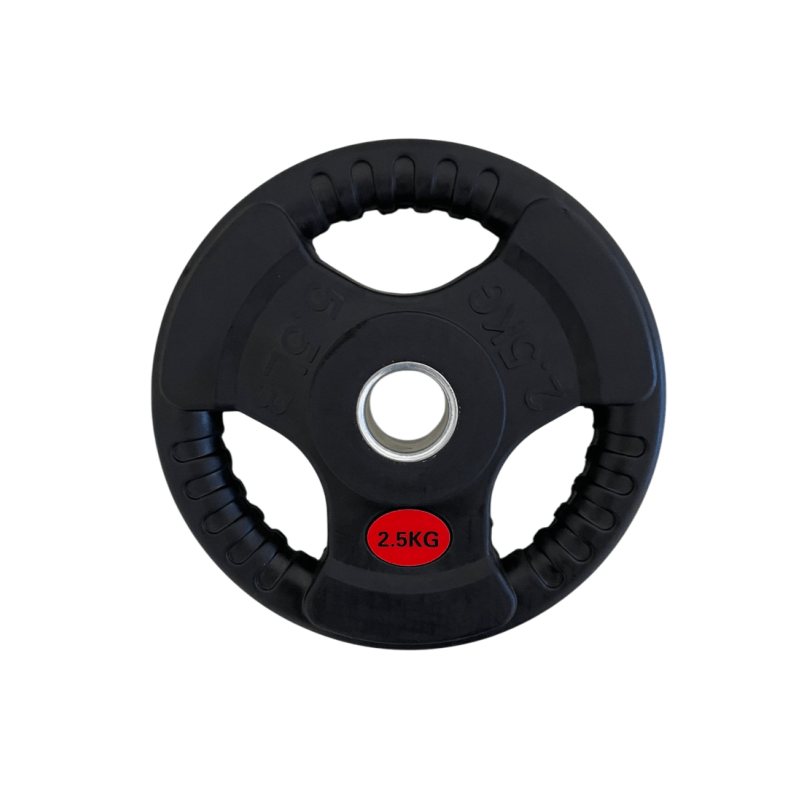 Uteg gumirani tri-grip 2,5kg 30mm Fight Line