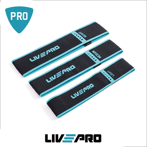 Elastična traka Hip Booty Band 63x7cm LivePro – srednji otpor