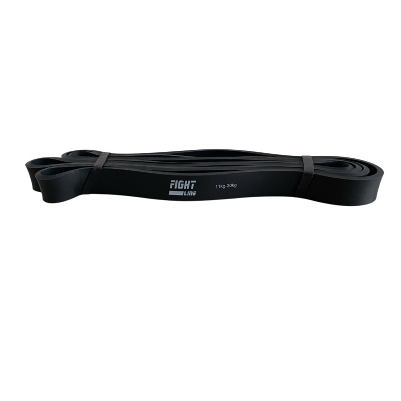 Elastična traka za vježbanje Power Band 208 x 2,1 cm crna Fight Line