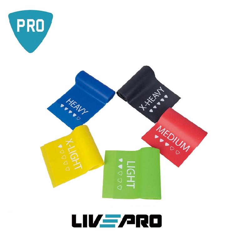 Elastična traka 200cm LivePRO Plava - jaki otpor