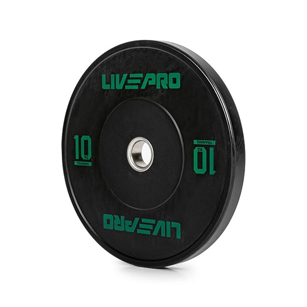 Olimpijski uteg bumper 10kg 50mm LivePro