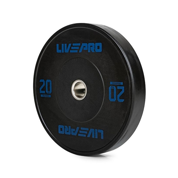 Olimpijski uteg bumper 20kg 50mm LivePro