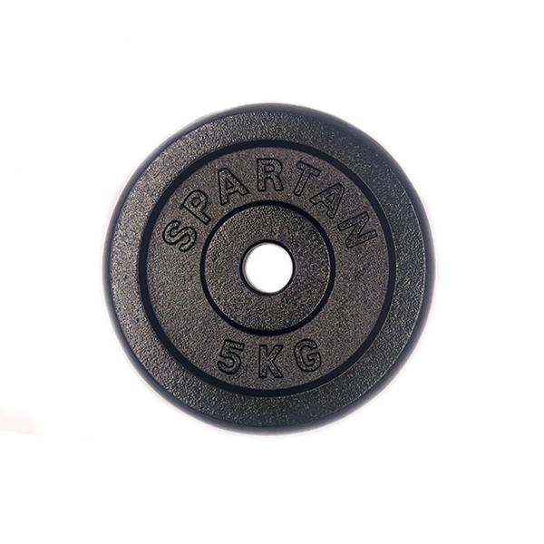 Uteg željezni 5kg 30mm Spartan