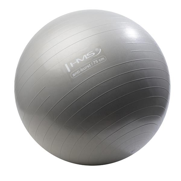 Pilates lopta 75cm siva HMS Anti-Burst
