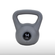 Srebrno-siva girja kettlebell od 14 kg, model Silver GP-14