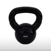 Girja kettlebell od 6 kg, crna verzija Black Edition, model Fight Line KBE-06